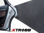 Xtrobb 18915 Ochrana dverí - pás na stenu 200 x 20 cm čierna
