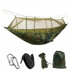 APT AG233F Turistická hamaka s moskytiérou 260 x 140 cm zelená