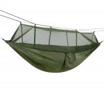 APT AG233F Turistická hamaka s moskytiérou 260 x 140 cm zelená
