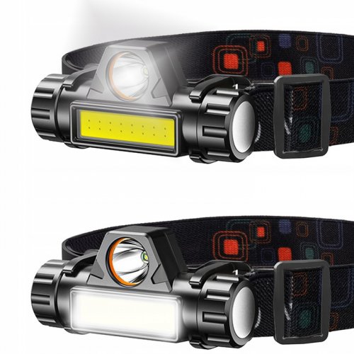 Pronett XJ3857 Čelovka LED COB 4v1