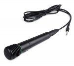 APT AG100D Mini karaoke mikrofon se sluchátky černý