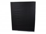 Verk 01494 Dvojitá skriňa na oblečenie 162cm x 125cm x 42cm čierna