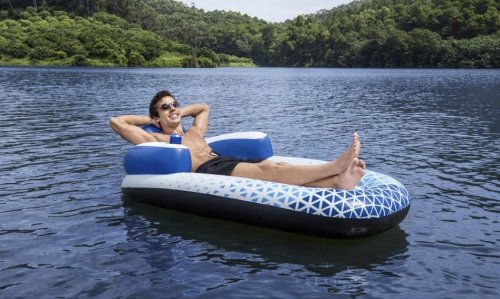 BESTWAY 43533 Nafukovací lehátko Indigo Wave