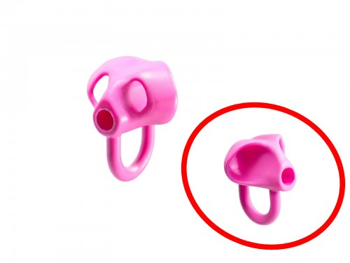 KIK Pomůcka pro správné držení tužky růžová 3 ks