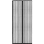 Malatec 18602 Moskytiéra do dveří s magnety HQ 100x210 cm černá