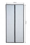 Malatec 18602 Moskytiéra do dveří s magnety HQ 100x210 cm černá