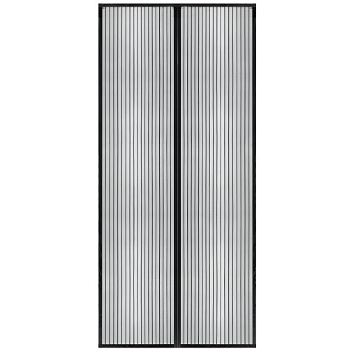 Malatec 18602 Moskytiéra do dveří s magnety HQ 100x210 cm černá