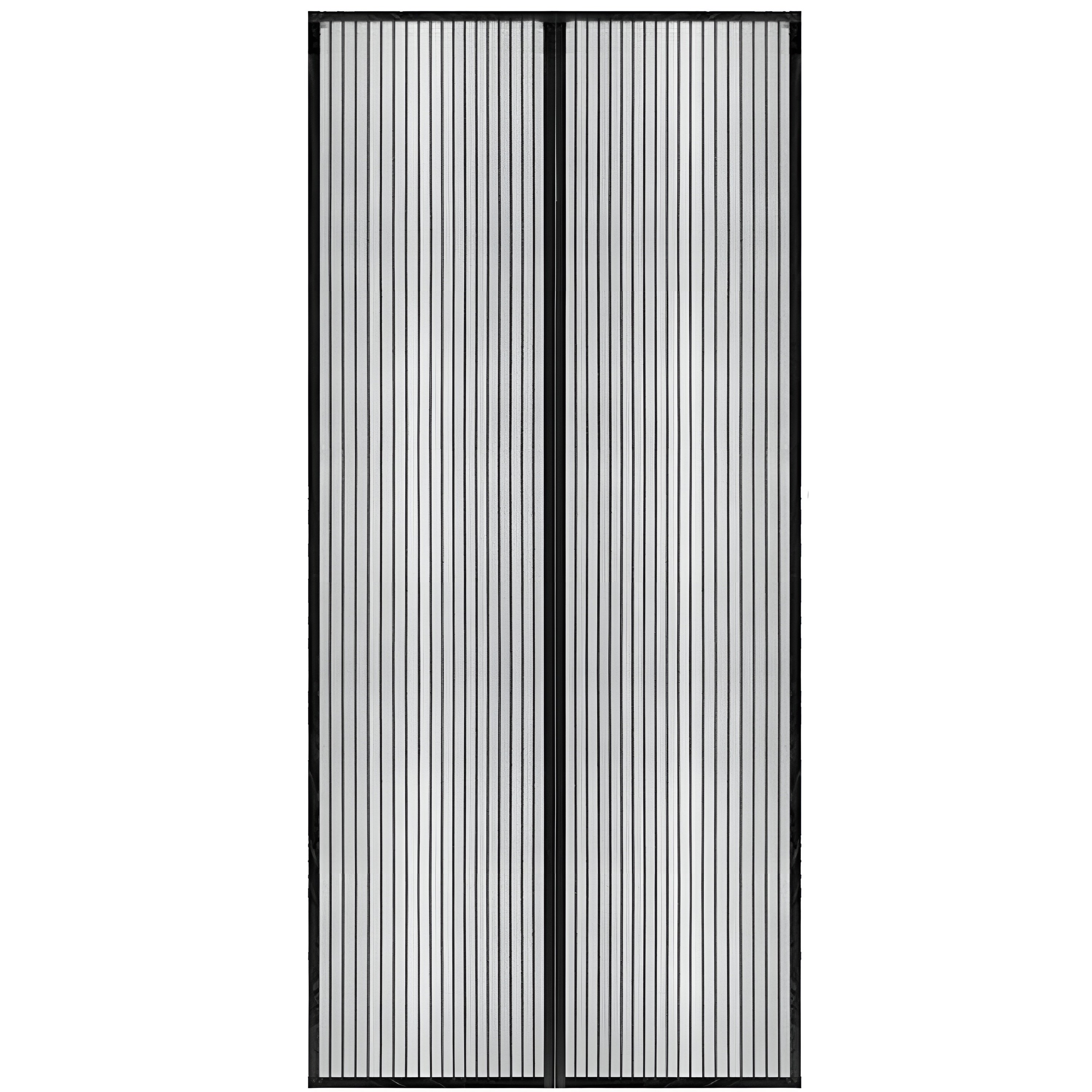 Malatec 18602 Moskytiéra do dveří s magnety HQ 100x210 cm černá