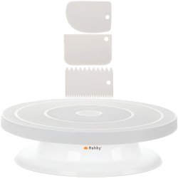 Ruhhy 18908 Dortový stojan otočný 28 cm + stěrky 3 ks