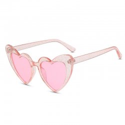 eCa OK282WZ2 Sluneční brýle Heart Gitter růžové