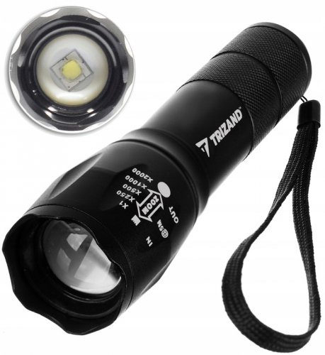 Trizand 18368 Svietidlo T6, USB, LED CREE-XML-T6