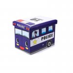 eCa Úložný box na hračky policajné auto