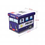 eCa Úložný box na hračky policajné auto