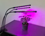 Gardlov 19242 LED Lampička pro pěstování rostlin 20 LED 3 panely 11 W