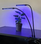 Gardlov 19241 LED Lampička pro pěstování rostlin 20 LED 2 panely 20W