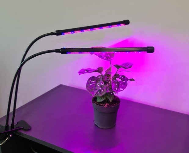 Gardlov 19241 LED Lampička pro pěstování rostlin 20 LED 2 panely 20W