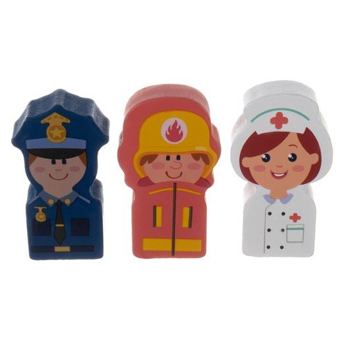 Kruzzel 19159 Drevené kocky s podložkou mesto 100 ks