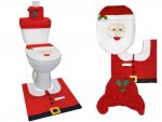 Vánoční potah na toaletu Santa Claus