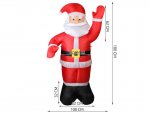 Nafukovací Santa Claus 180 cm LED