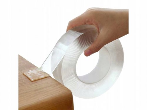 Verk 11304 Obojstranná NANO lepiaca páska transparentná 30 mm x 5 m