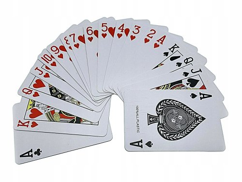 Verk 18216 Pokerové karty 100% plast 54ks