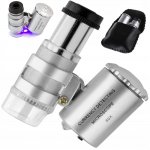 Verk 09078 Kapesní mikroskop s LED osvětlením 60x ZOOM