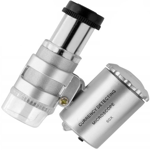 Verk 09078 Vreckový mikroskop s LED osvetlením 60x ZOOM
