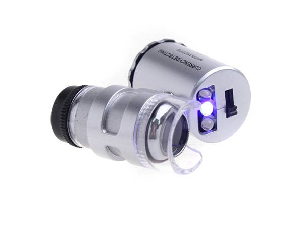 Verk 09078 Vreckový mikroskop s LED osvetlením 60x ZOOM