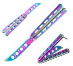 Foxter Nôž Motýlik tréningový neón