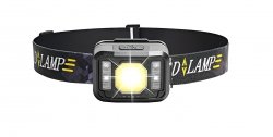 Genetic 1440 Čelovka LED XTE+COB, pohybový senzor, IP66