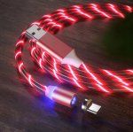 Foxter 1452 Magnetický USB nabíjací kábel 3v1 LED