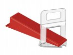 Verk 01683 Nivelační sada - spony 1mm 100 ks, klíny 100 ks