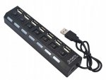 Verk 06235 Mini USB Hub 2.0, 7 portů