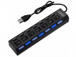 Verk 06235 Mini USB Hub 2.0, 7 portů