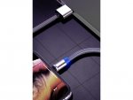 Verk 06239 Magnetický USB nabíjací kábel 3v1 LED