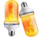 Verk 01695 LED žárovka s efektem plamene E27