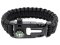 Verk 14372 Náramok prežitia Paracord 5 v 1 čierny
