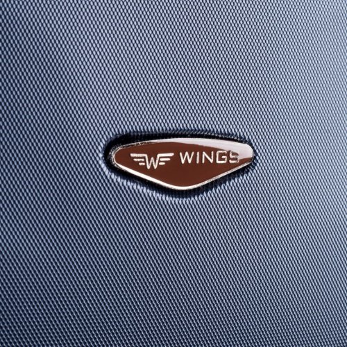 Wings TD402 Cestovný kufor škrupinový 27L Tmavosivý