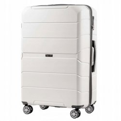 Wings PP05 Cestovní kufr skořepinový 57L bílý