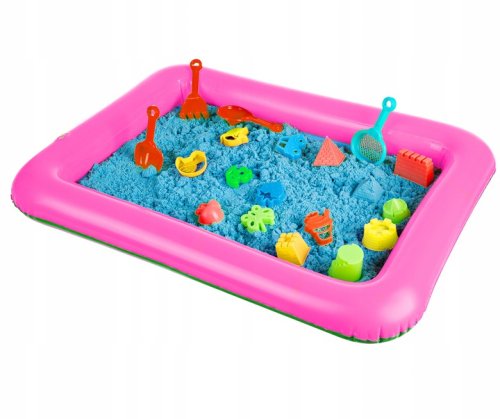 Kruzzel Magický tekutý písek 2000g + formičky + pískoviště