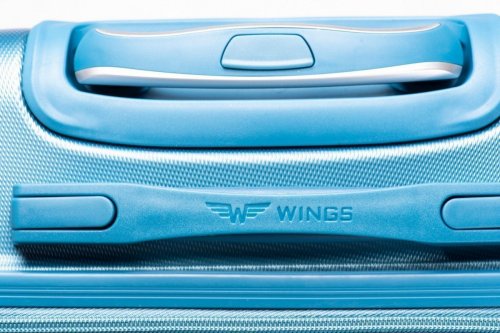 Wings K310 Cestovný kufor škrupinový 62L Červený