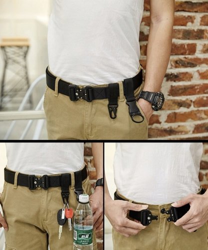 Trizand 18996 Taktický opasok 125 cm čierny