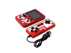 Verk 06208 Herní konzole s ovladačem SUP 400 v 1, červená