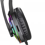 Dunmoon 19059 Herní sluchátka s mikrofonem 5.1 LED RGB černé