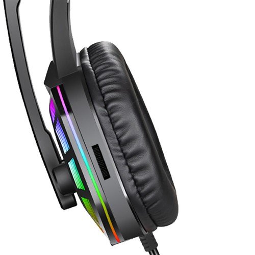 Dunmoon 19059 Herní sluchátka s mikrofonem 5.1 LED RGB černé