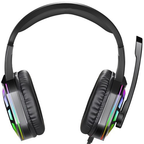 Dunmoon 19059 Herní sluchátka s mikrofonem 5.1 LED RGB černé