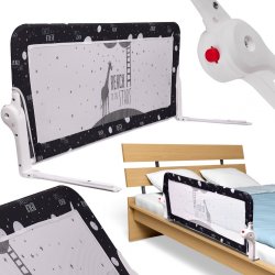 KIK KX5319 Ochranná zábrana na postel 120cm černá