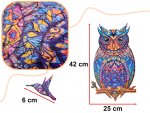 KIK KX5371 Dřevěné puzzle sova A3 130 prvků