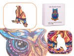 KIK KX5371 Dřevěné puzzle sova A3 130 prvků