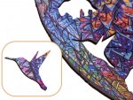 KIK KX5371 Dřevěné puzzle sova A3 130 prvků